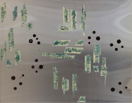 "Duell“ Mixed Media auf Aluminium, 52,5x67,5 cm, 2012  Pascal Geiger, Daniel Worsch