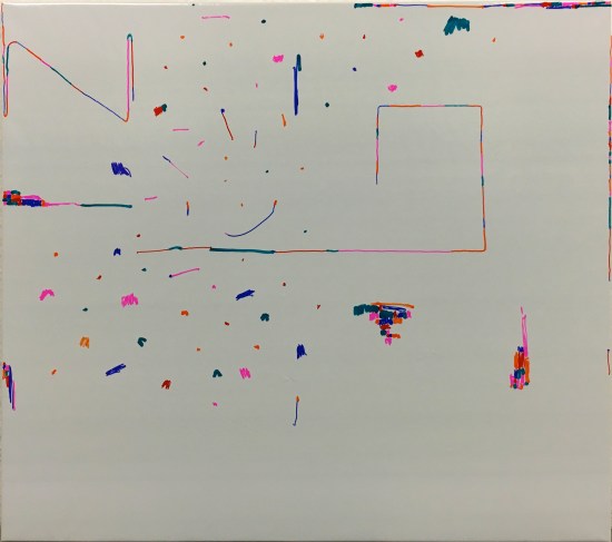 Algorithm Oleksiy Koval, 2016 90 x 100 cm, marker on foil