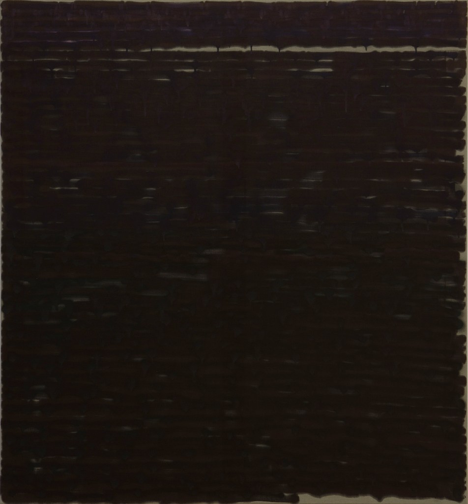 H(2xSchwarz) Oleksiy Koval, 2015 140 x 130 cm, ink on cotton Photo © Klaus Mauz