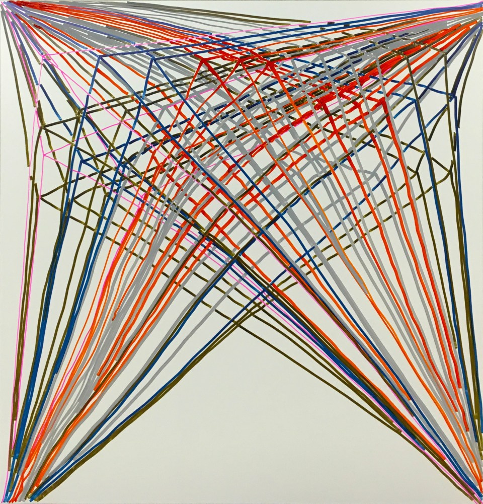 I win my way Oleksiy Koval, 2016 100 x 90 cm, marker on FPY