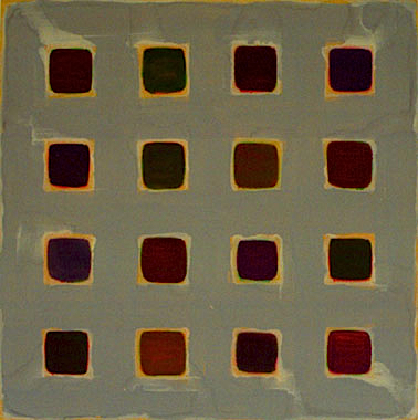Oleksiy Koval, "Josafat" 2003, acrylic on MDF, 132 x 132 cm