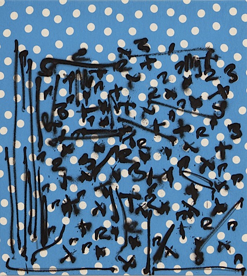 Oleksiy Koval, “Koktebel Suite”, 2014, 70 x 60 cm, marker, spray on polyester. Photo © Klaus Mauz