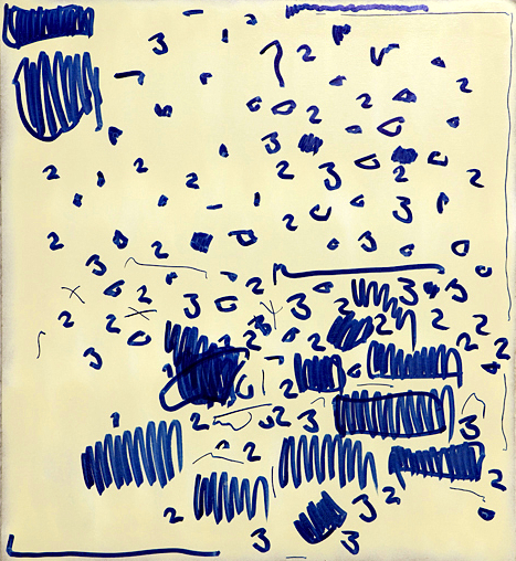 Oleksiy Koval, “Koktebel Suite”, 2014, 60 x 50 cm, marker on MDF. Photo © Klaus Mauz