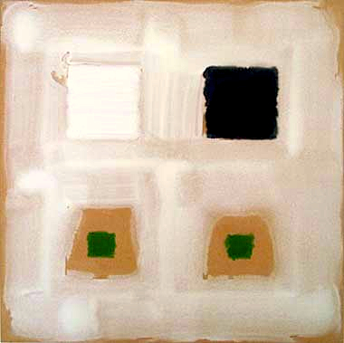 Oleksiy Koval, “Ogiya”, 2002, acrylic on MDF, 60 x 60 cm