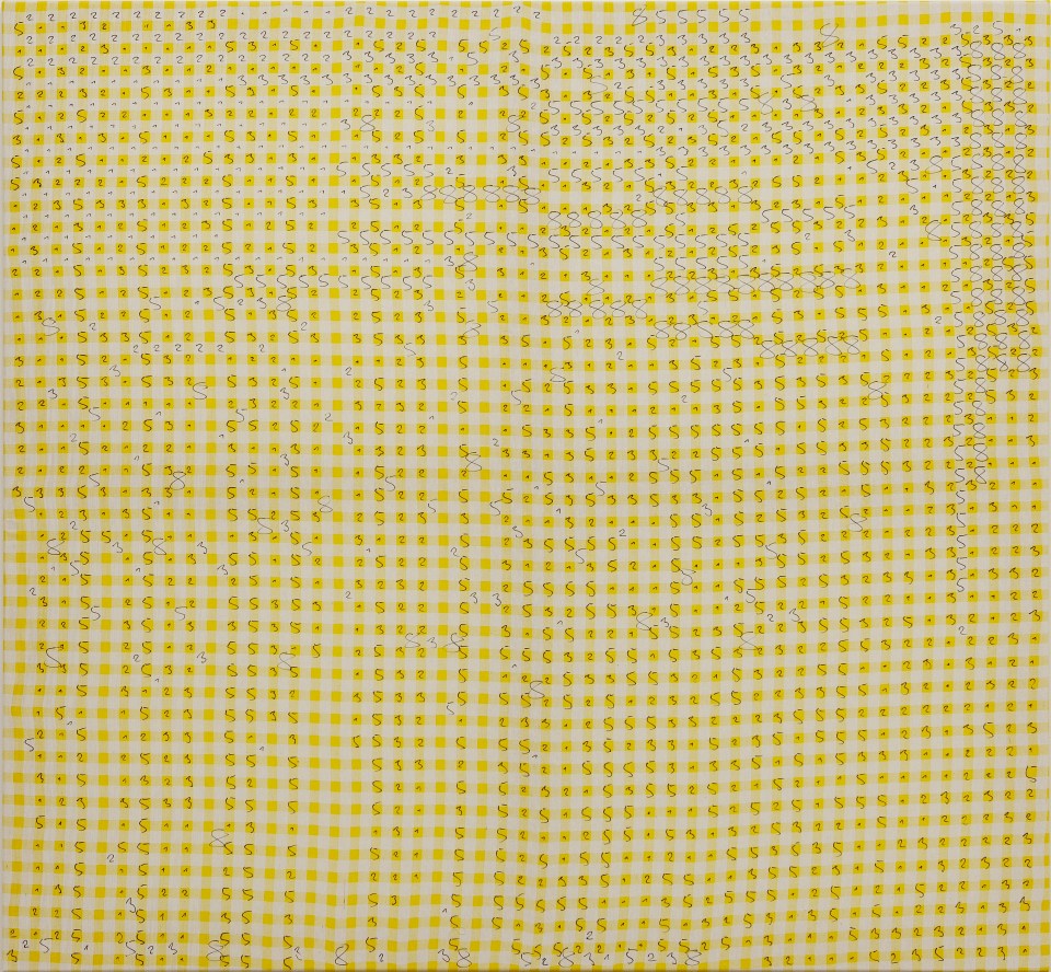 Patapum...! Patapum...! Patapum...! Oleksiy Koval, 2015 130 x 140 cm, marker on cotton Photo © Klaus Mauz