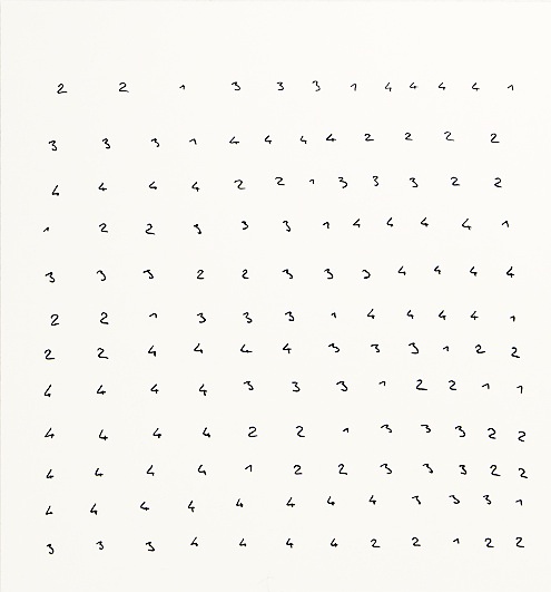 Oleksiy Koval, “Phlegmatiker”, 2015, 70 x 60 cm, marker on FPY. Photo © Klaus Mauz