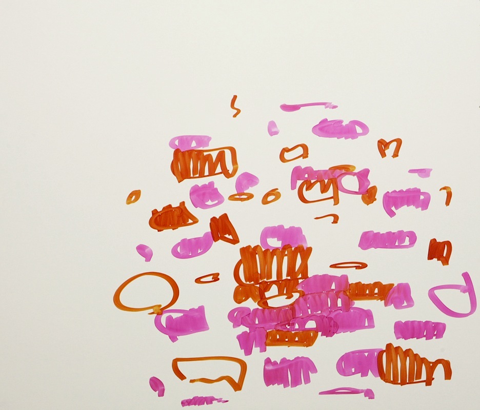 Oleksiy Koval, “Tlo”, 2012, 70 x 80 cm, marker on FPY. Photo © Klaus Mauz