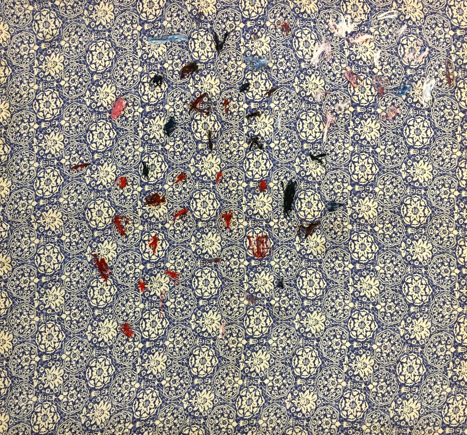 The Virgin suckling the Infant Christ Oleksiy Koval, 2016 135 x 140 cm, oil on cotton