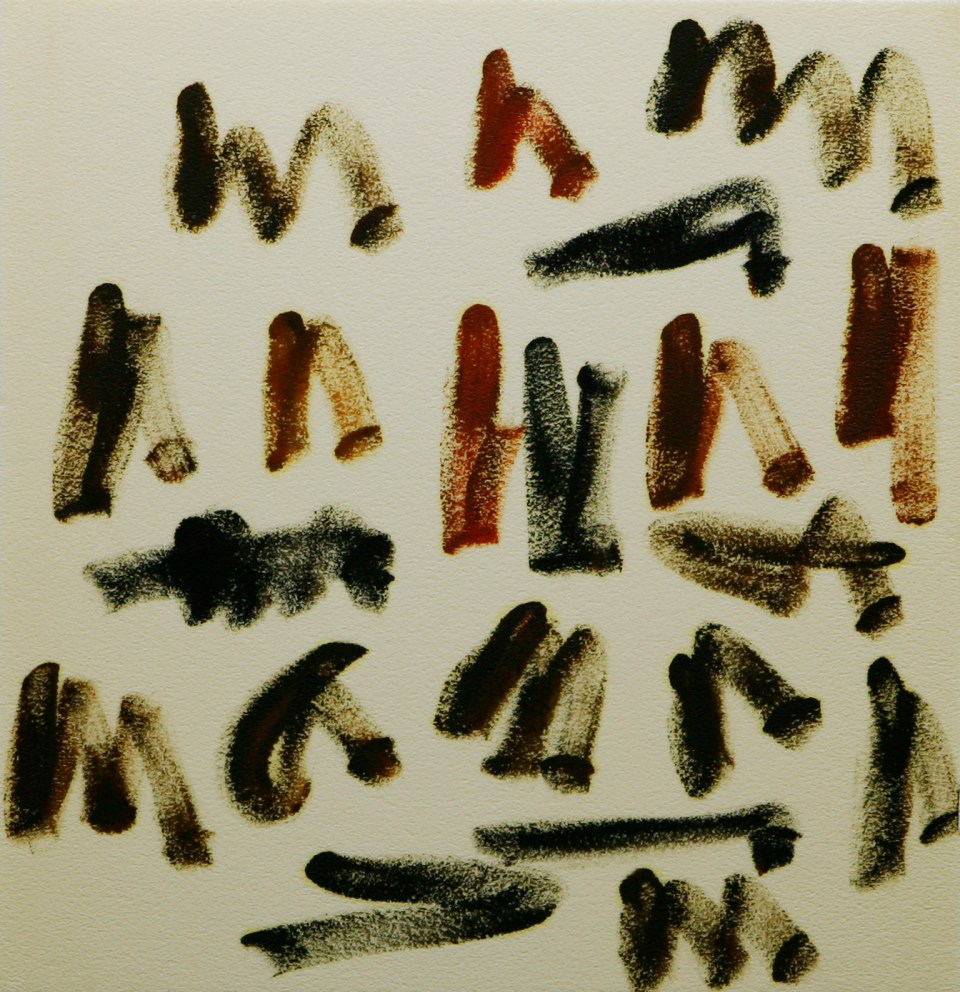 Oleksiy Koval, “Untitled M1/4”, 2009, 60 x 55 cm, oil on styrodur, private collection, Munich. Photo © Klaus Mauz