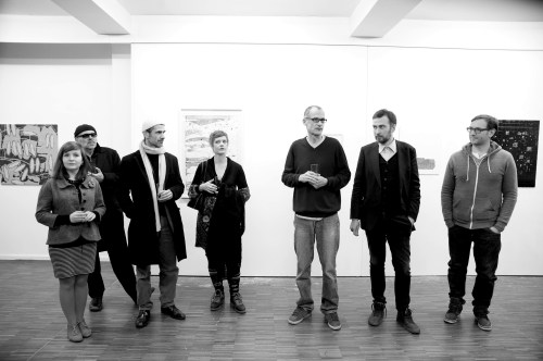 RHYTHM SECTION, LW 44, 2013 Yuliia Koval, Herbert Rometsch, Stefan Schessl, Veronika Wenger, Kuros Nekouian, Oleksiy Koval, Petros Sianos. Foto © Anna Drabinski