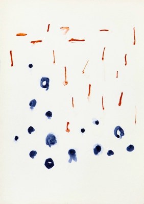 Oleksiy Koval, “Duell”, 2013, 29 x 21 cm, watercolour on paper. Photo © Klaus Mauz