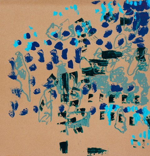 Daniel Geiger, Oleksiy Koval, Kuros Nekouian, Veronika Wenger, “Untitled”, Munich 2013, mixed media on MDF, 110 x 100 cm. Photo © The Beautiful Formula Collective