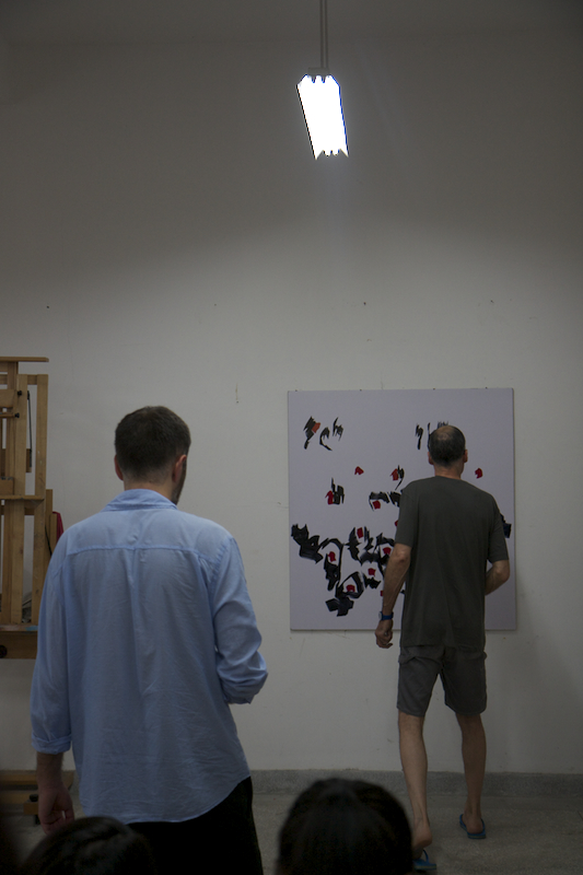 Oleksiy Koval, Kuros Nekouian, Hubei Institute of Fine Arts, Wuhan 2013