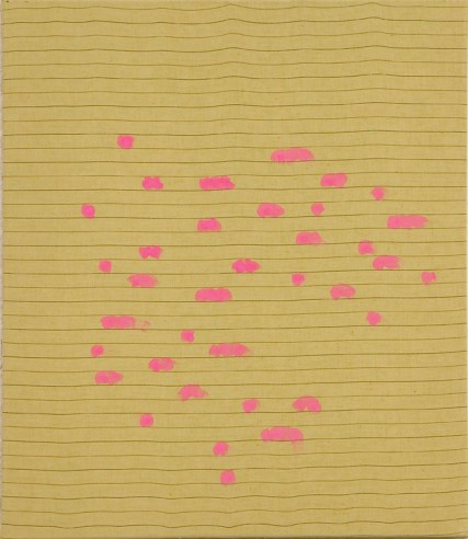 Oleksiy Koval, “Gnade”, 2012, 70 x 60 cm, marker on cotton. Photo © Klaus Mauz