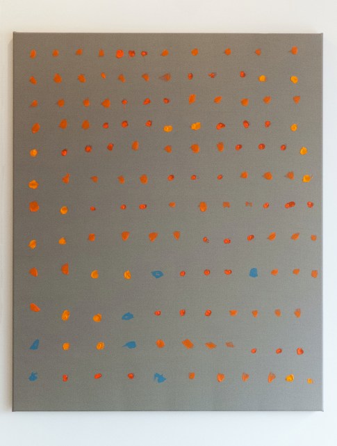 “Phlegmatiker”, mixed media on polyester, 85 x 70 cm, TILGallery, London 2015. Daniel Geiger, Oleksiy Koval, Kuros Nekouian, Veronika Wenger. Photo © The Beautiful Formula Collective.