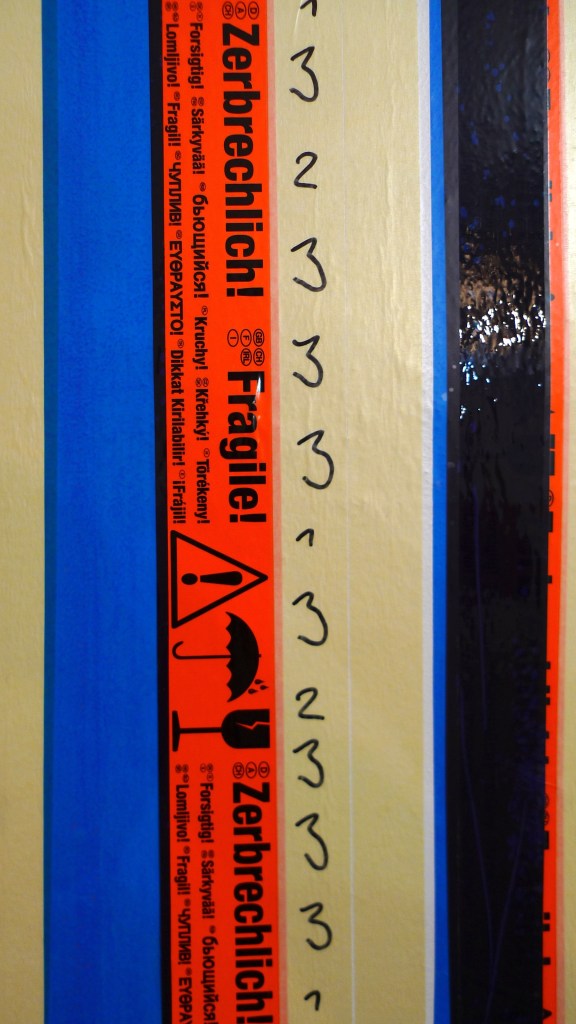 Oleksiy Koval, “Tlo”(Detail), 2015, 180 x 300 cm, tape, marker on wall. Museum of Odessa Modern Art. Photo © Daniel Geiger