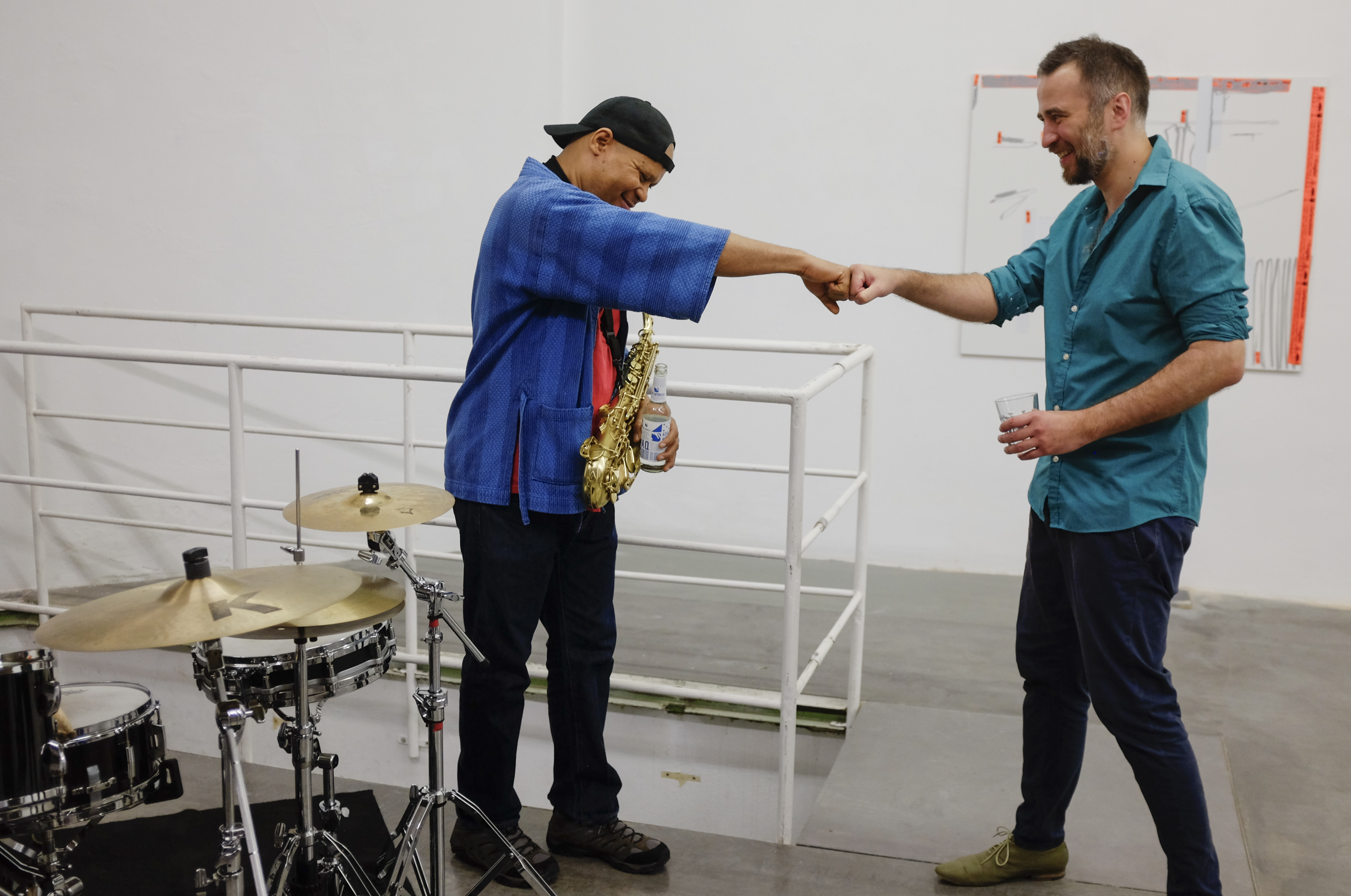 Steve Coleman, Oleksiy Koval
Lothringer 13 Halle, Munich 2016
Photo © Jörg Koopmann