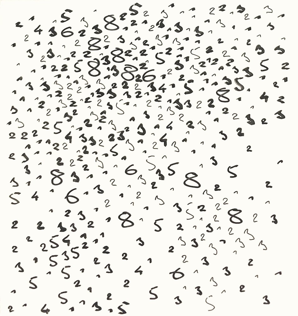 Studentenfutter Oleksiy Koval, 2018 63 x 60 cm, marker on FPY