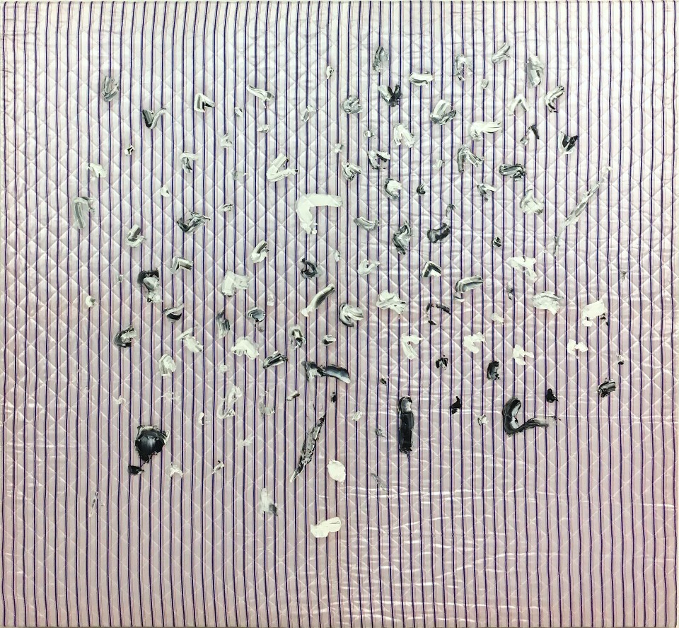 Koktebel Suite Oleksiy Koval, 2018 120 x 130 cm, oil on quilted fabric