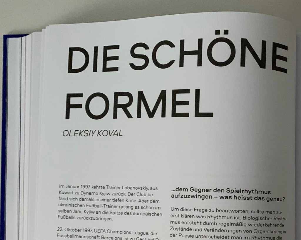 Die schöne Formel. Oleksiy Koval