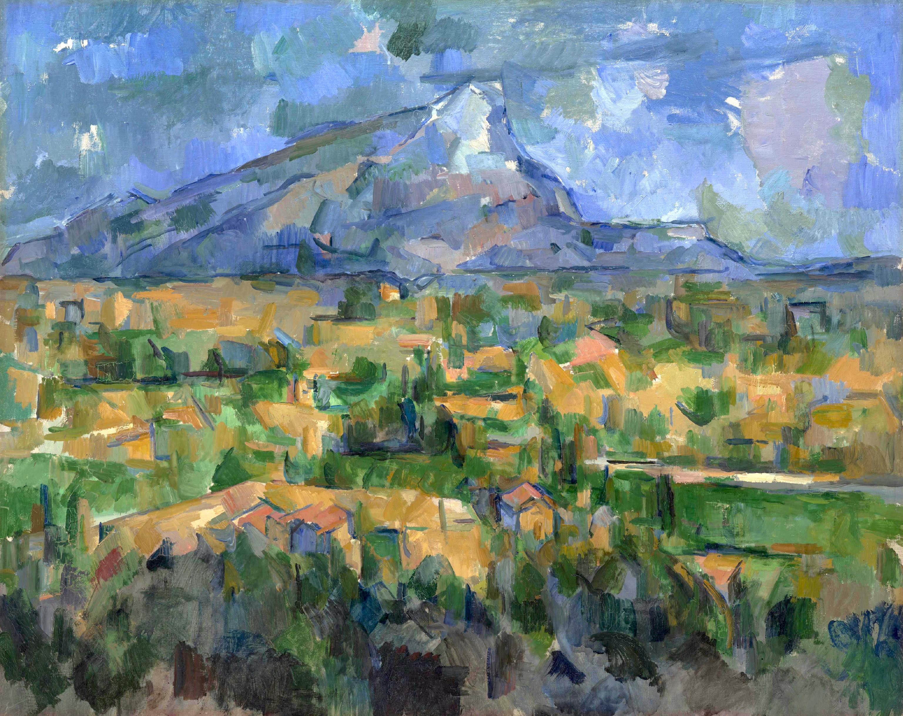 “Montagne Sainte-Victoire”
Paul Cézanne 1904
Philadelphia Museum of Art