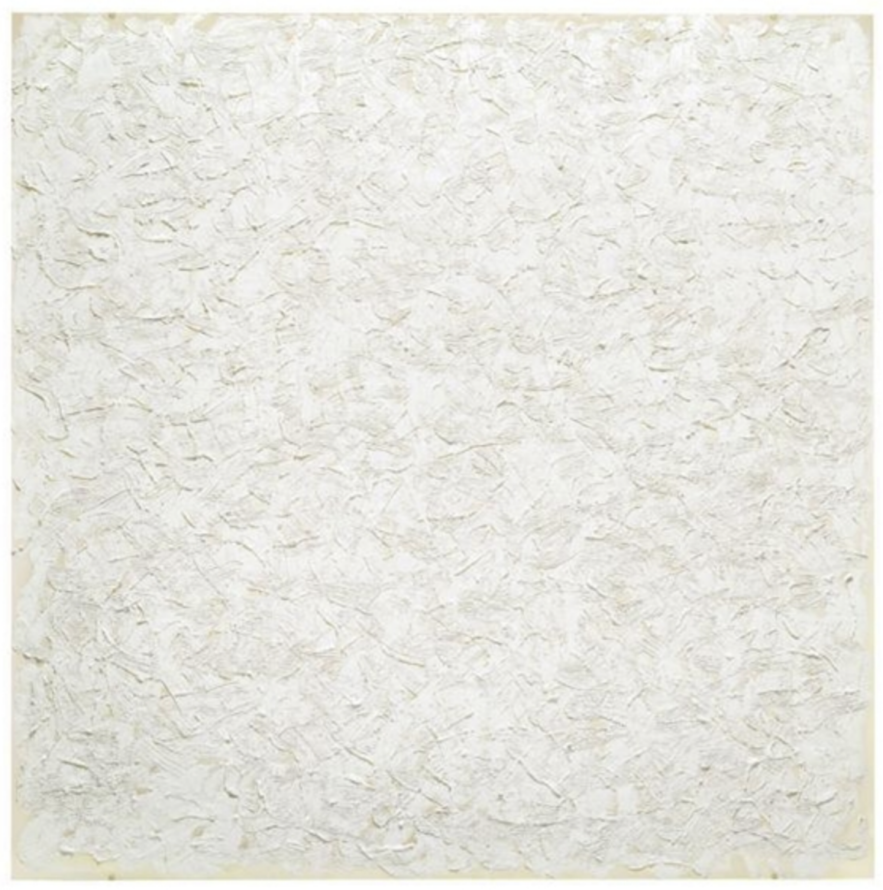 Robert Ryman (1930–2019)
“Rule”oil on paper laid on fibreglass panel w/wood edge
106.4 x 106.1 cm. (41.9 x 41.8 in.)